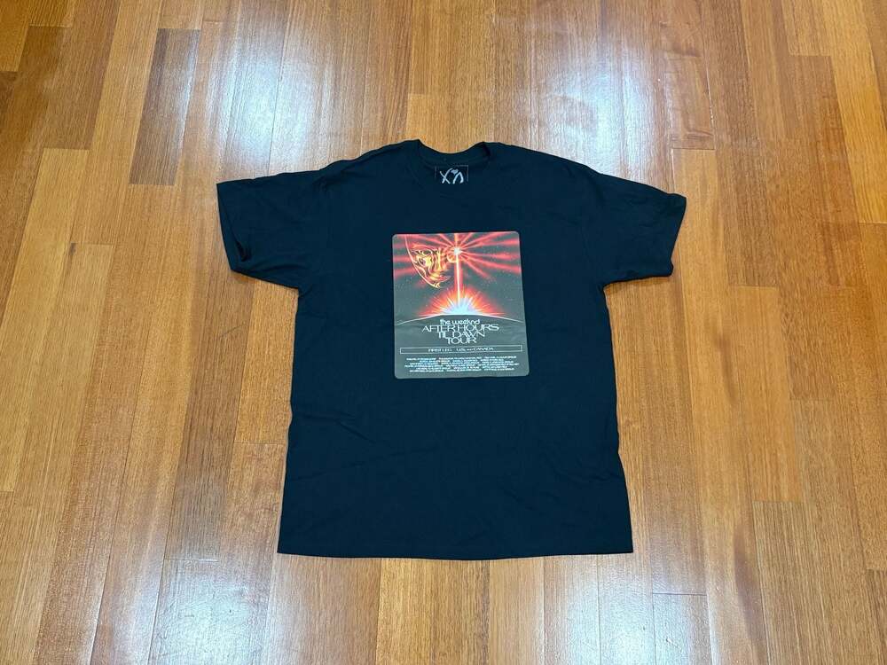 The Weeknd XO After Hours Til Dawn Tour T-Shirt Sz Large Clean
